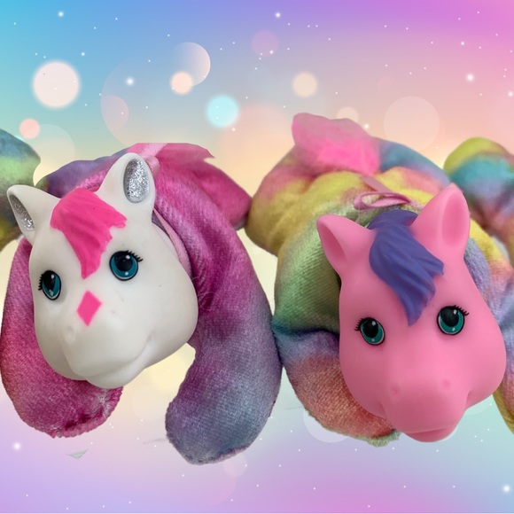 Unicorn Surprise Plush Skyla Mom 4 Babies Pastel Rainbow Tie Dye Stuffed Doll - Picture 4 of 6